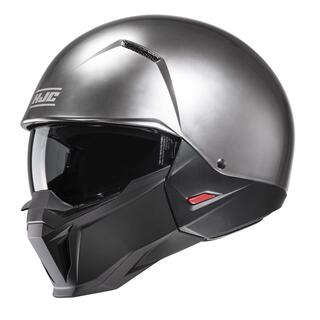 HJC i20 hyper silver Jethelm jet helmet