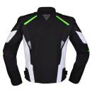 Modeka Lineos Motorradjacke schwarz weiß grün M