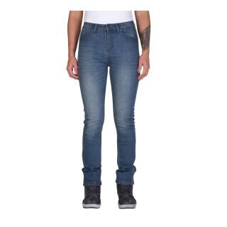 Modeka Tabera Motorradjeans Damen soft wash blue 21 kurz