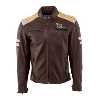 Rusty Stitches Jari veste moto en cuir 3XL