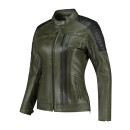 Rusty Stitches Alice Lederjacke Damen braun schwarz 46