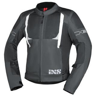 IXS Trigonis-Air Motorradjacke grau weiß L