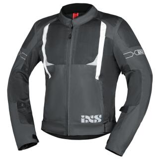 IXS Trigonis-Air Motorradjacke grau weiß XL