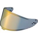 Shoei CWR-F2 visor for NXR2 gold mirrored
