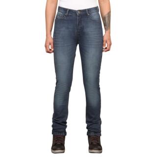 Modeka Lunella Mono Motorradjeans Damen soft wash blue 42
