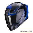 Scorpion Exo-R1 Evo Air Gaz Integralhelm schwarz blau L