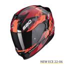 Scorpion Exo-520 Evo Air Cover Integralhelm schwarz rot L