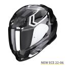 Scorpion Exo-491 Spin Integralhelm schwarz weiß XS