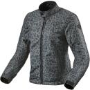 Revit Shade H2O Ladies Motorradjacke Damen Leopard grau XL