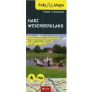 FolyMaps Harz Weserbergland Karte foliert