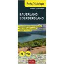 FolyMaps Sauerland Ederbergland Karte foliert