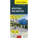 FolyMaps Südtirol Dolomiten Karte foliert
