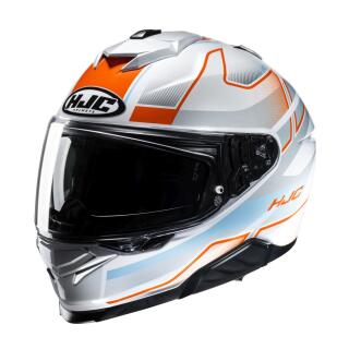 HJC i71 Iorix MC27 Integralhelm weiß orange blau S