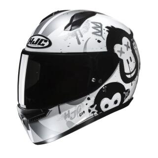 HJC C10 Geti MC10 Integralhelm schwarz weiß grau 2XS
