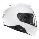 HJC i91 solid white flip-up helmet