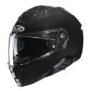HJC i91 solid metallic black flip-up helmet
