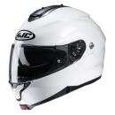HJC C91N Solid white flip-up helmet