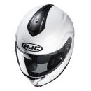 HJC C91N Solid white flip-up helmet