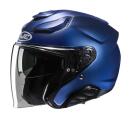 HJC F31 Solid matt blue metal jet helmet