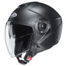 HJC i40N Solid matt black jet helmet