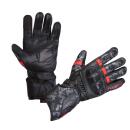 Modeka Valyant Pro Motorradhandschuhe schwarz rot 9