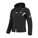Rusty Stitches Taylor Motorradjacke Damen schwarz weiß 38