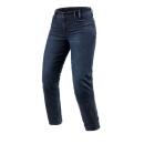 Revit Violet Ladies BF Motorradjeans blau schwarz 32 / 32