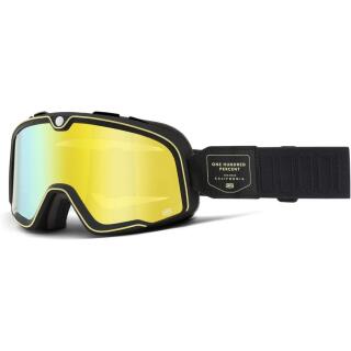 100% Barstow  Flash Yellow MX goggles