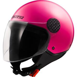 LS2 OF558 Sphere Lux II Solid Fluo Pink jet helmet