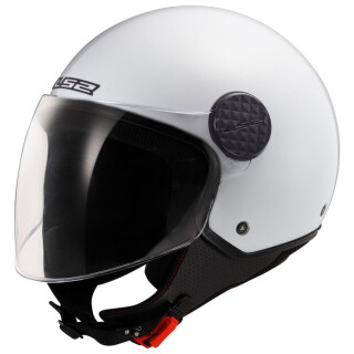 LS2 OF558 Sphere Lux II Solid Gloss White casque jet