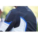 Modeka Khao Air Motorradjacke schwarz / hellgrau / blau M