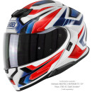 Shoei Neotec 3 Anthem TC-10 Klapphelm blau weiß rot M