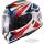 Shoei Neotec 3 Anthem TC-10 Klapphelm blau weiß rot XL