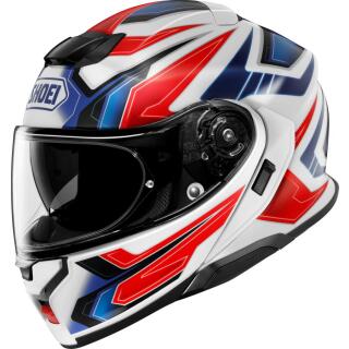 Shoei Neotec 3 Anthem TC-10 Klapphelm blau weiß rot XS