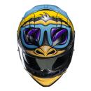 HJC F71 Monkey DJ MC23  full face helmet