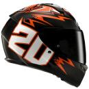 HJC C10 Diablo Mask MC1 casque intégral
