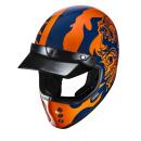 HJC V60 Flame MC27 Retro Integralhelm