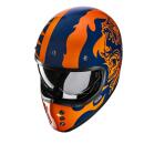 HJC V60 Flame MC27 Retro Integralhelm