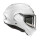 HJC F100 white flip-up helmet