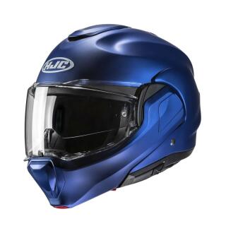 HJC F100 semi matt blau metal casque modulable