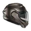 HJC F100 Solid semi matt titanium Klapphelm