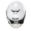 HJC i31 Solid white jet helmet