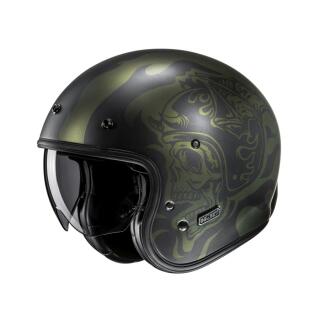 HJC V31 Flame MC4SF jet helmet