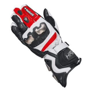 Held Titan XR2 motorcycle gloves black white red