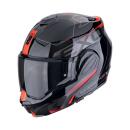 Scorpion Exo-Tech Evo Traveller Klapphelm schwarz rot L
