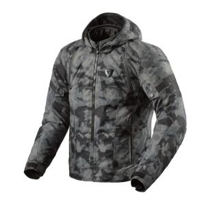 Revit Flare 3 H2O motorcycle jacket camo grey