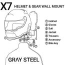 Gray Steel X7 Garderobe für Helm und Ausrüstung...