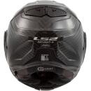 LS2 FF901 Advant X Carbon Solid Klapphelm gloss XS