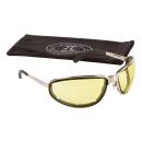 PiWear Orlando Silver YT Classic Motorcycle Glasses...