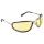 PiWear Orlando Silver YT klassische Motorradbrille – Gelb
